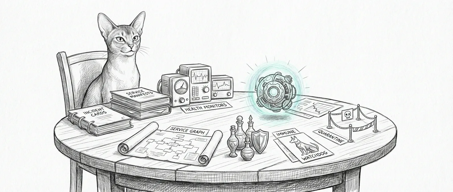 The Living Force council — Tommy at the governance table where incidents become doctrine instead of folklore