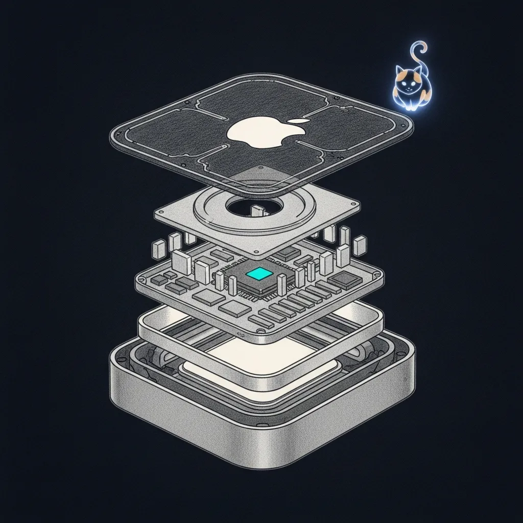 Inside the Mac Mini — every layer has a job